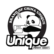 Unique brand logo featuring a panda symbol, representing sewing machine spare parts and industrial accessories.